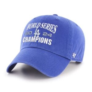Dodgers 2024 World Series Champions '47 Clean Up Cap